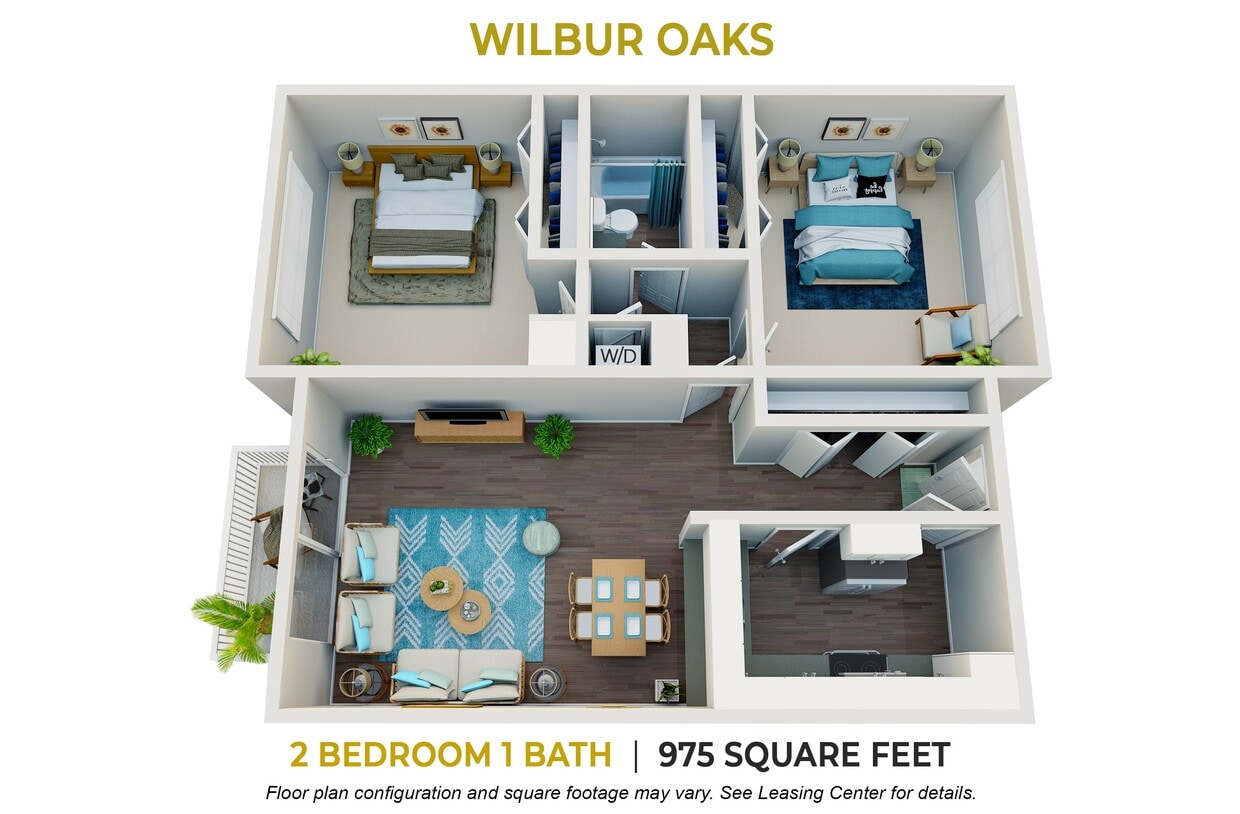 Floor Plan - Two Bedroom