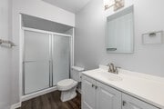 3BR, 2BA - 1248SF - Primary Bathroom - Arroyo Vista Apartments