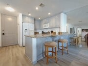 Entry & Kitchen counter - 121 S Hope St Unit 406
