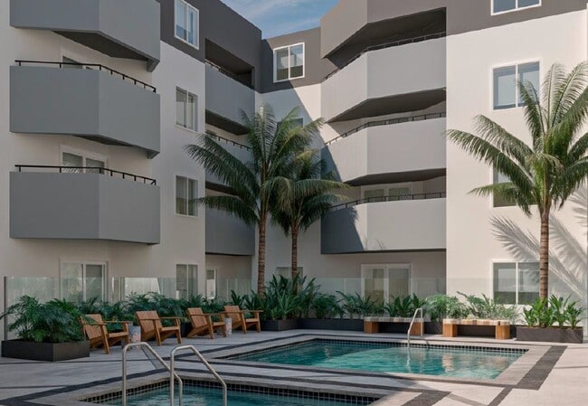 Pool Rendering - Veda Luxury Apartments