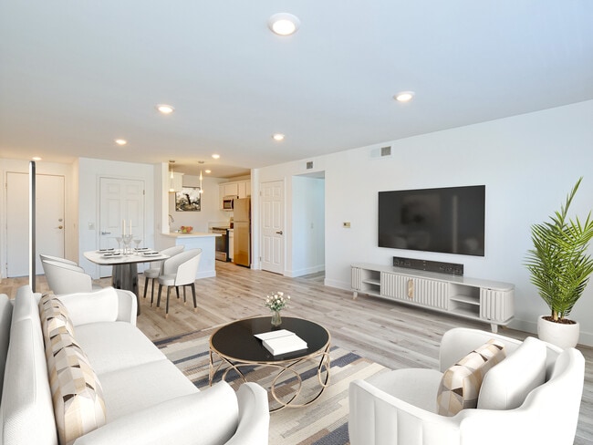 2 bed 2 bath living room - 301 N Alvarado St Rental