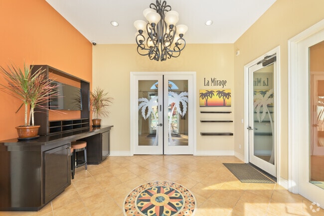 Leasing Office and Clubhouse Entrance - La Mirage