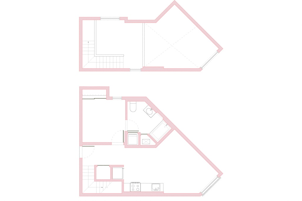 Floor Plan - Plan 13 - 1 Bedroom Penthouse