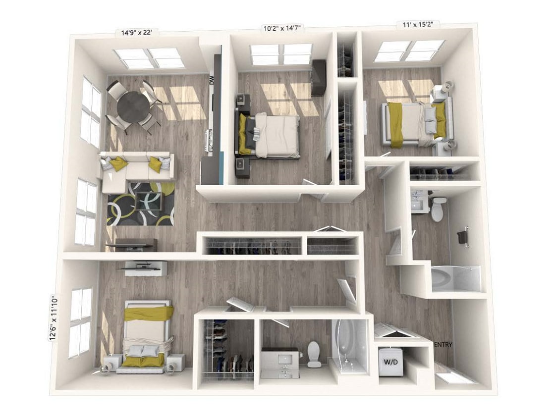 Floor Plan - C3-FinishII-Unit426