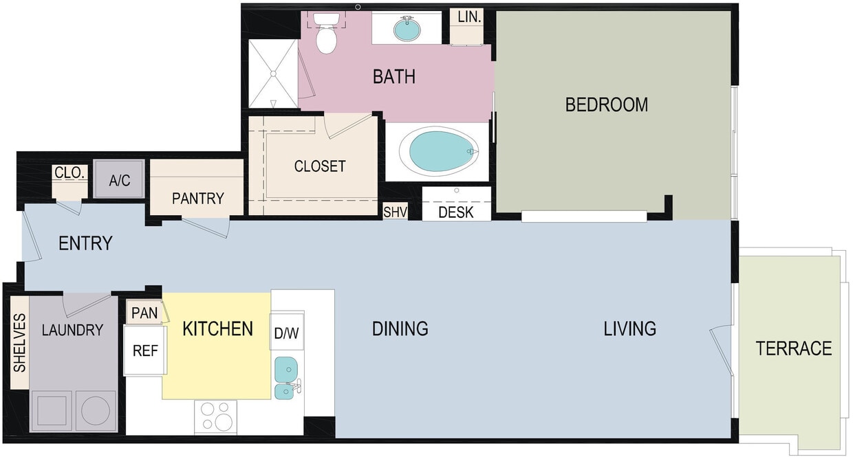 Floor Plan - 1DR
