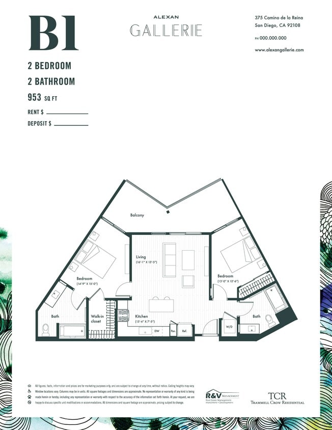 Floor Plan - B1 2x2