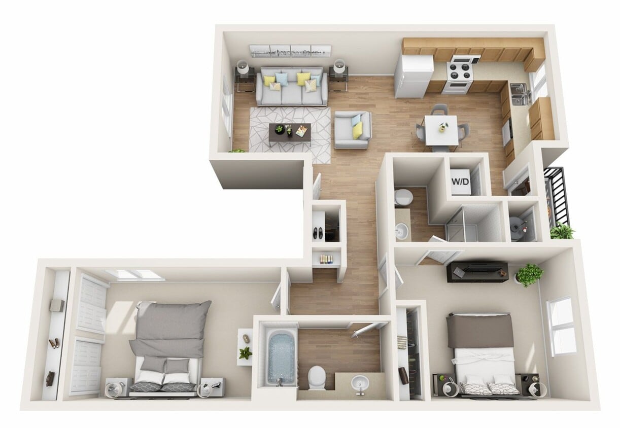 Floor Plan - 2+2..