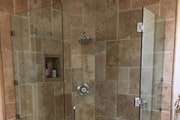 tumbled marble shower - 1136 8th St House