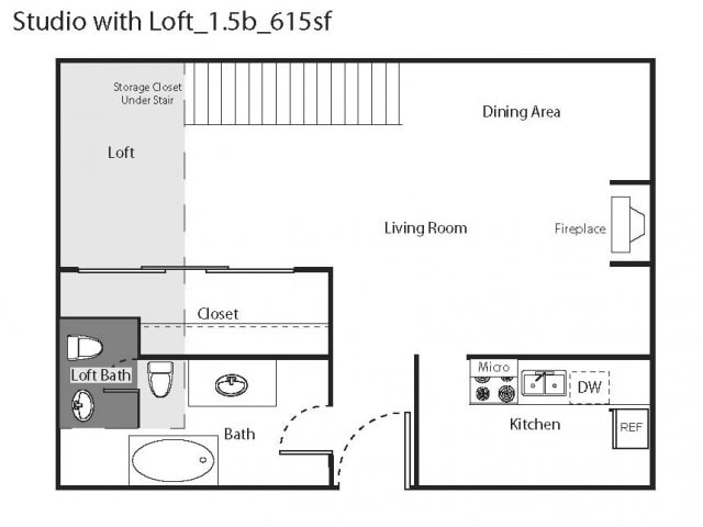 Studio with Loft - Studio A Loft