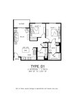 Photo - Apartment Unit Type: D1 | 2 Bed | 2 Bath Unit 502