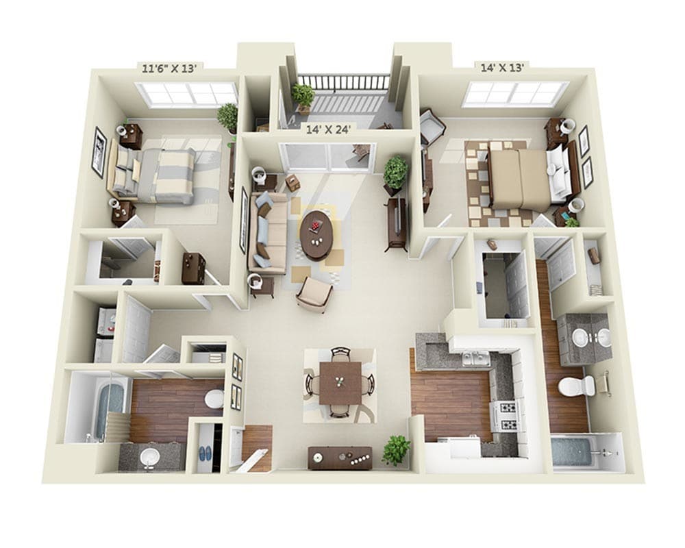 Floor Plan - Plan B2B