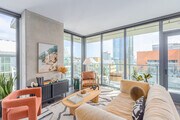 2BR, 2BA - 1,363SF - Living Room - The Lindley Apartments