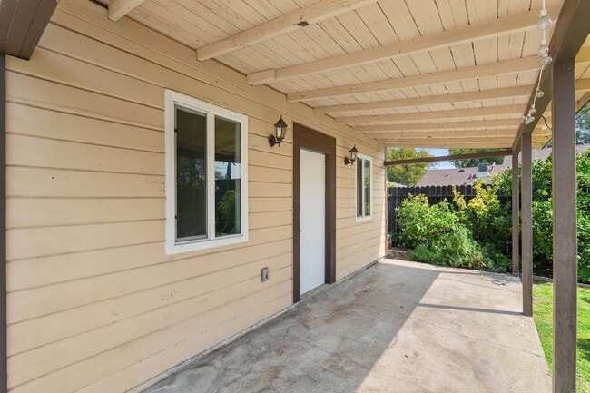Backyard. Garage-Porch - 426 Santa Paula Ave