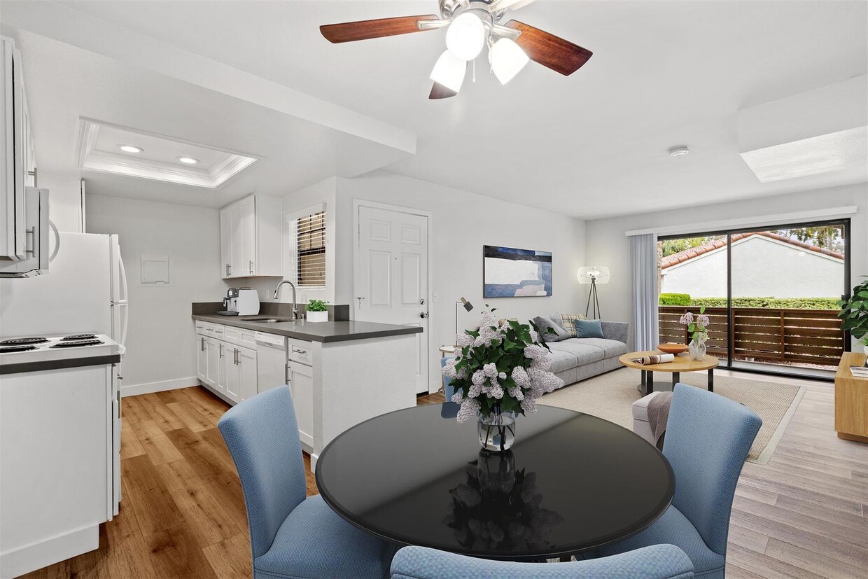 Floor Plan - Plan B - Available. Downstairs unit.