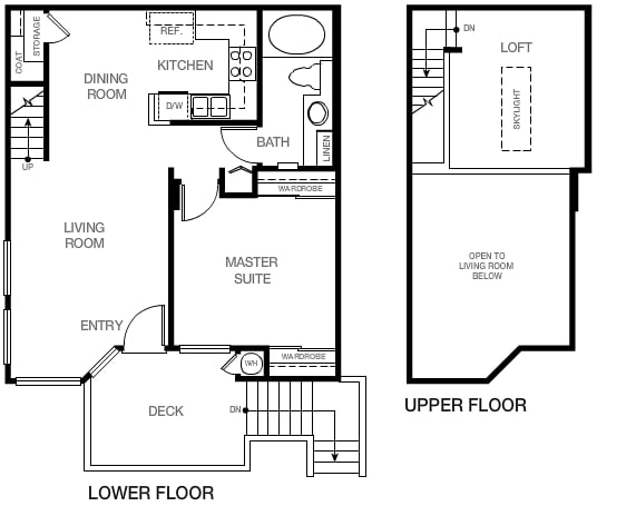 1 Bed + Loft - Plan A3