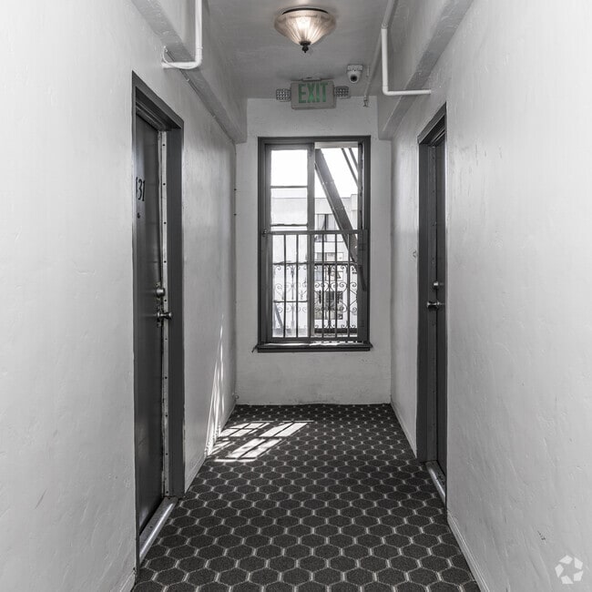 Hall - La Chandelle Apts...Charming building...Renovated Apartments Available...Hardwood Floors!