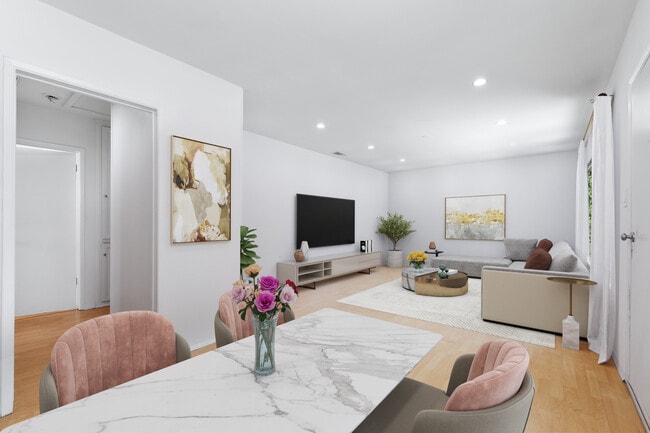 Furnished Living Room - 836 N Fuller Ave Unit 1