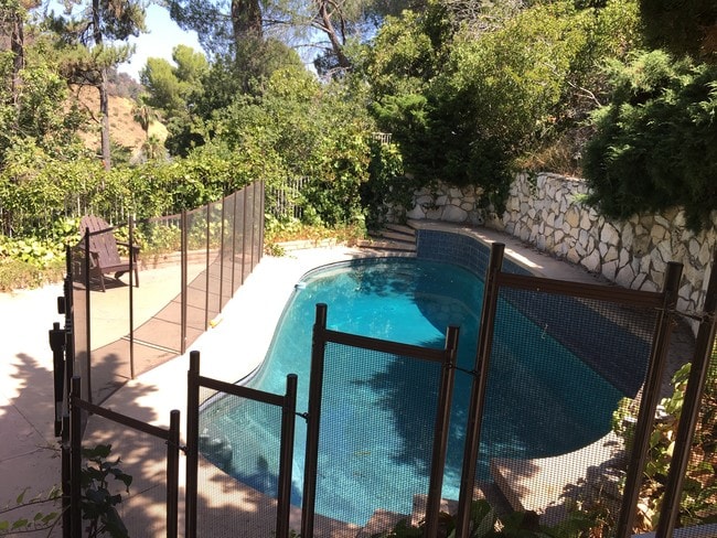 Pool with removable child fence - 17218 Escalon Dr House