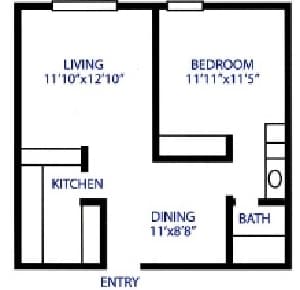 Rosewood - 1 Bedroom Apartment