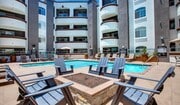 Enjoy our pool, spa or sundeck - Broadcast Center Apartments