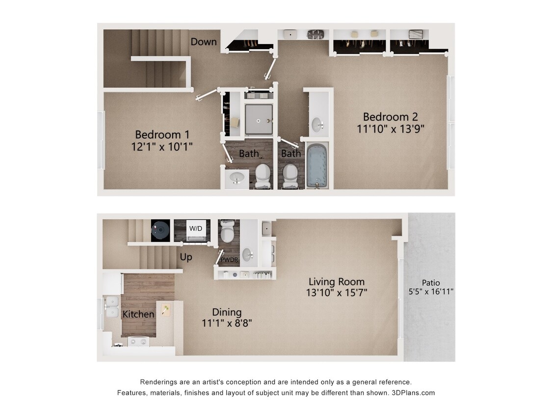 Floor Plan - Emerald Bay Renovated