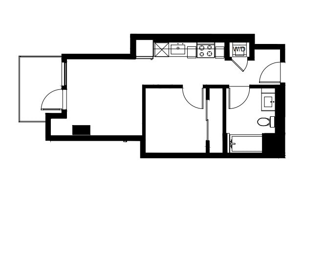 Floor Plan - C-1 - Studio