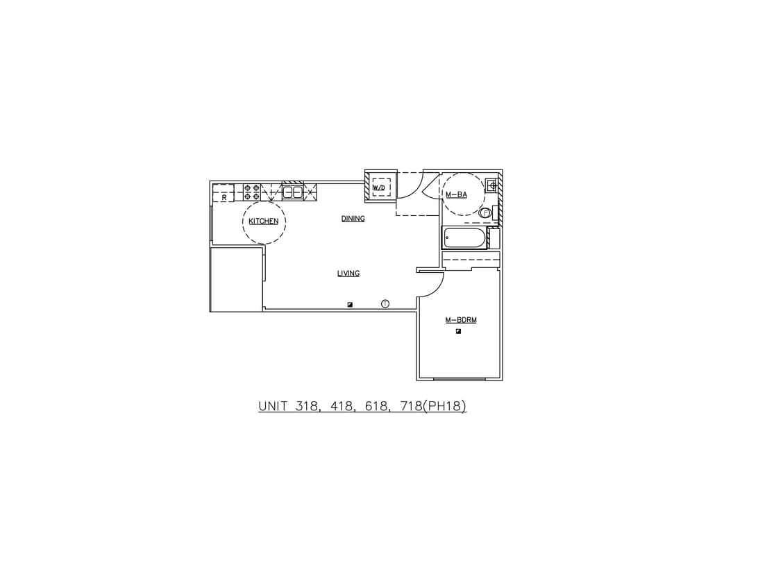 Floor Plan - Channel Two-Bedroom