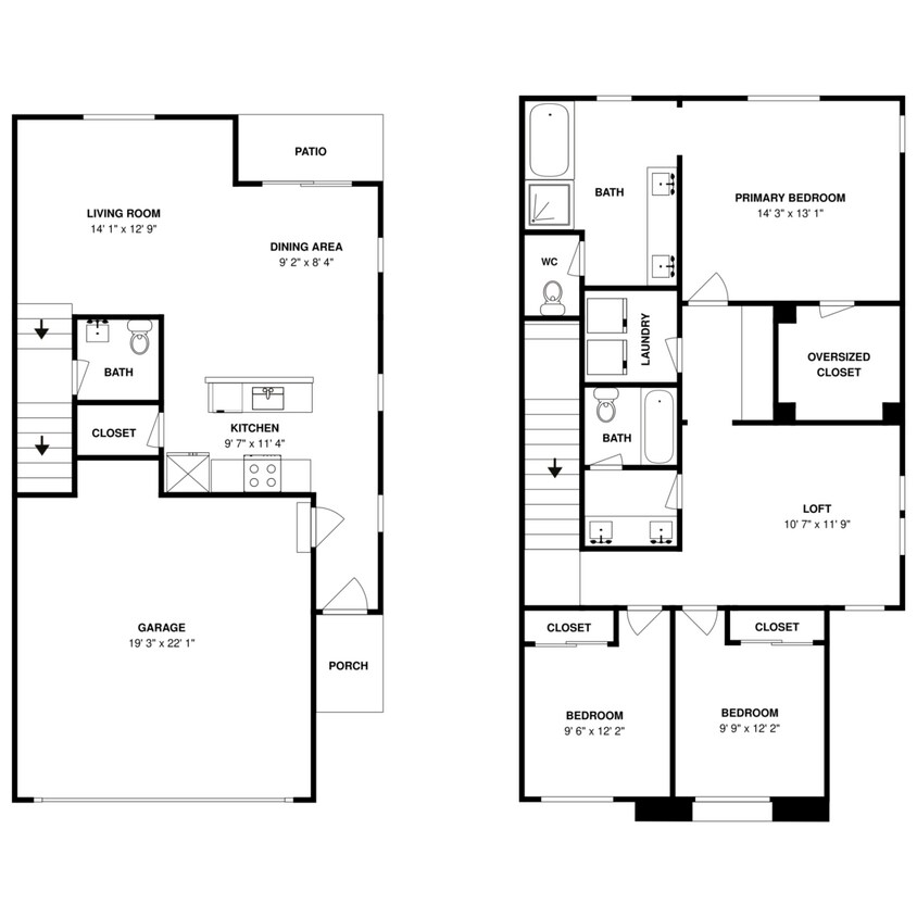 Floor Plan - Duet 3