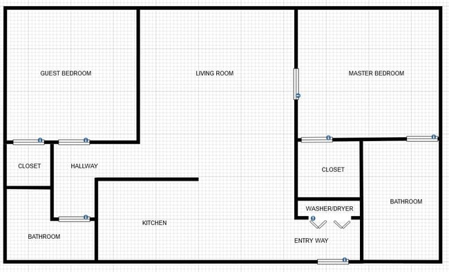 Floor Plan - 3950 Ohio St Unit 326