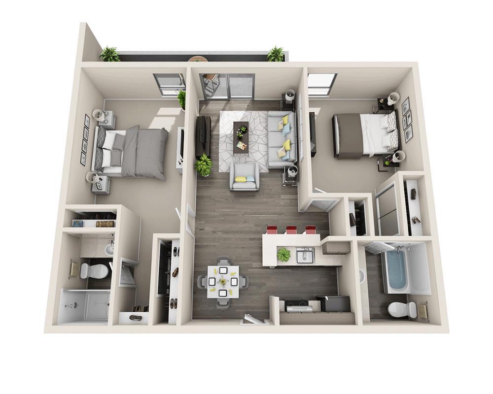 Floor Plan - Lagoon (B2A-N)