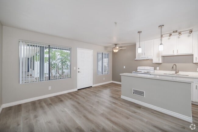 1BR, 1BA - 560SF - Living/ Dining Room - Silverado Apartments, a 55+ Community