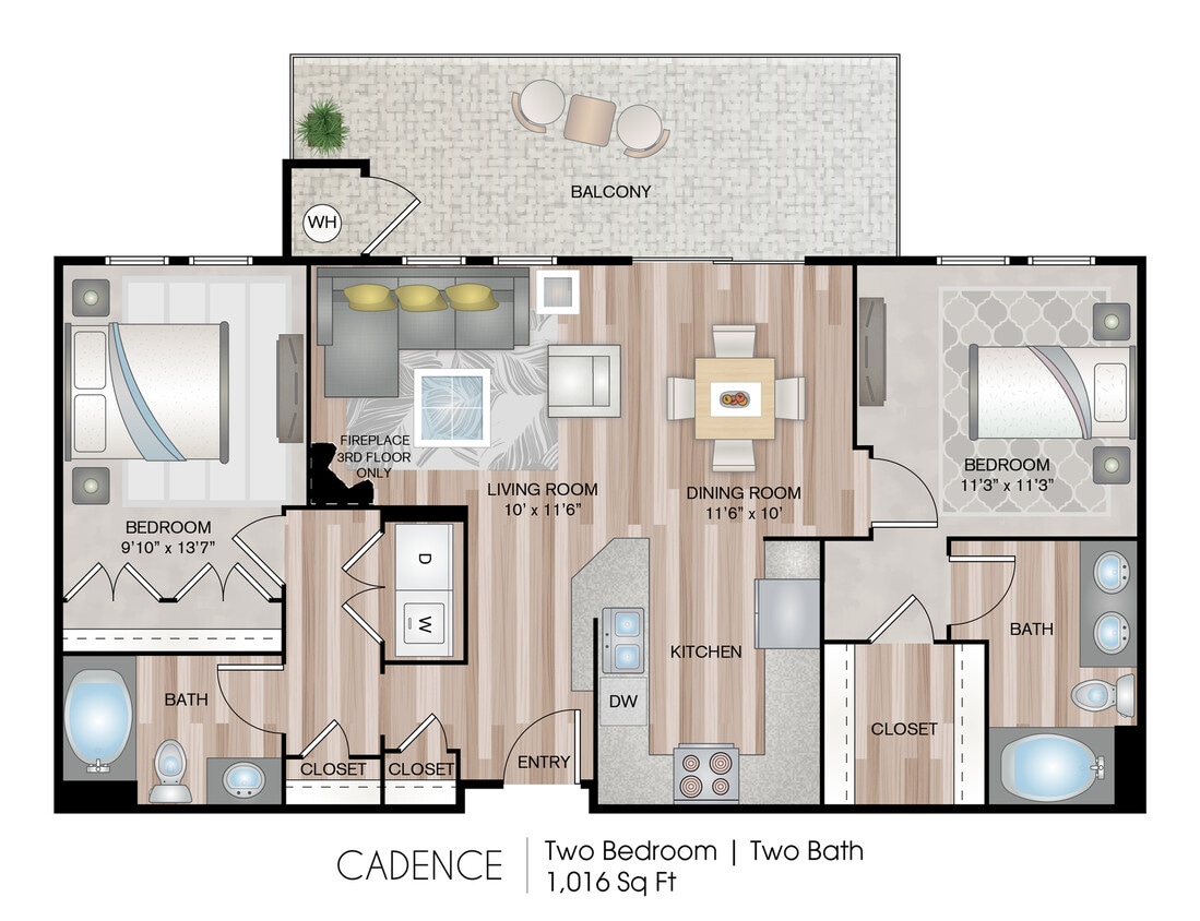 1016 Square Feet - Cadence