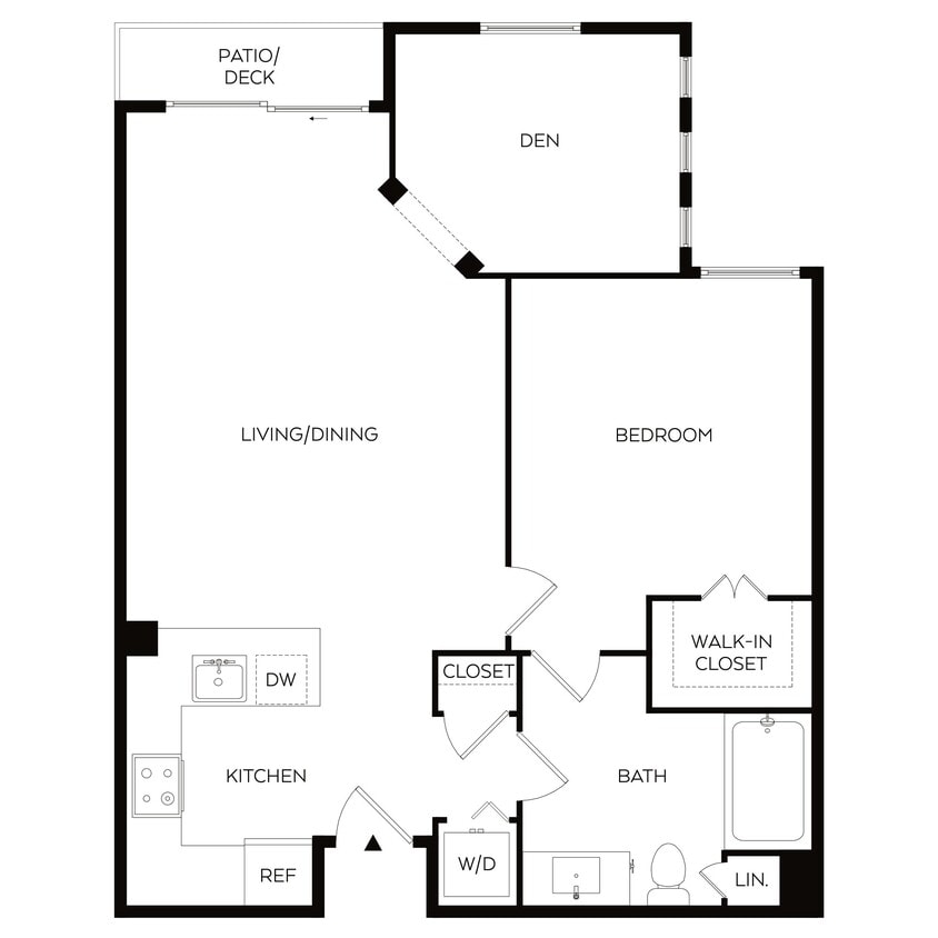 Floor Plan - A6 + Den