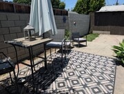 Spacious back area with seating area - 565 N Valencia pl.