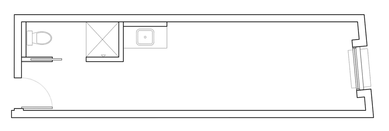Floor Plan - 002-C 218 sqft