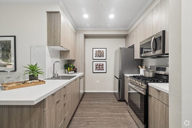 2BR, 2BA - 980SF - Kitchen - Ferrante