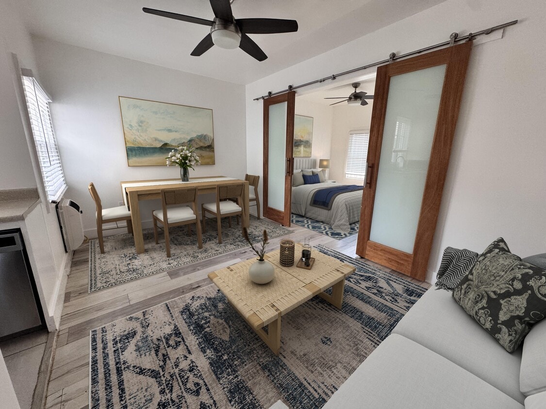 Floor Plan - 1 bed 1 bath