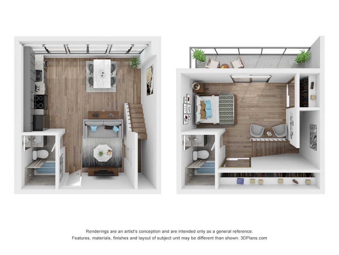 Floor Plan - A4  - 1 Bedroom