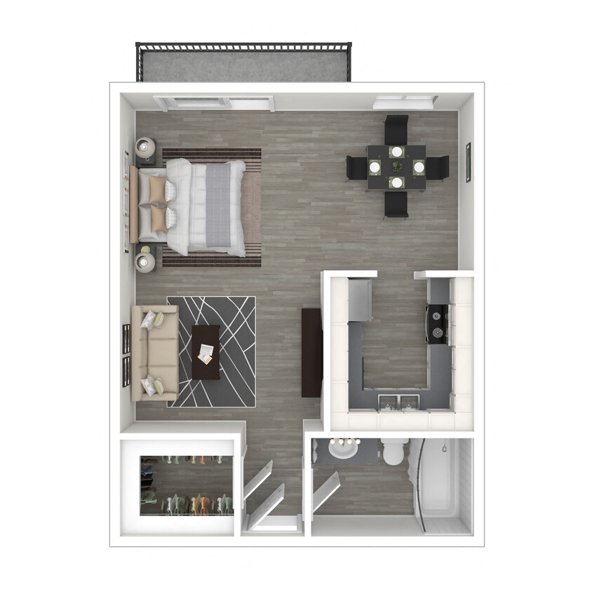 Floor Plan - Studio