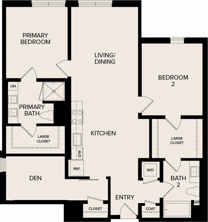 Floor Plan - 2J