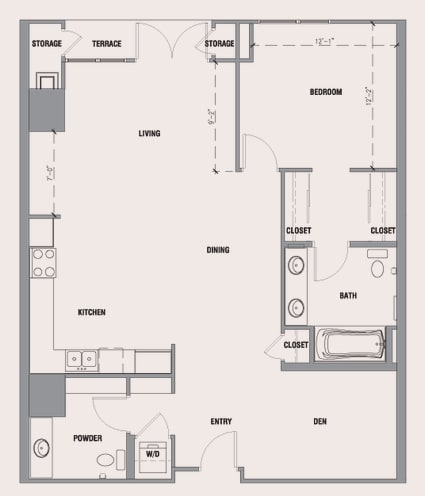1BR/1.5BA - C3.1