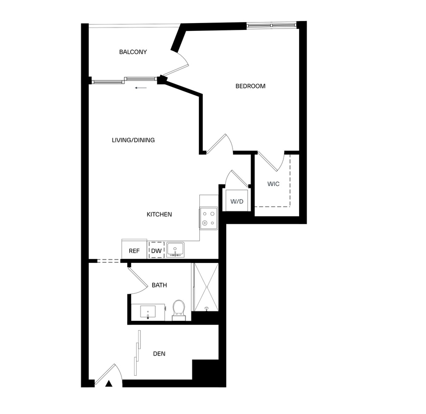 Floor Plan - A16 + Den