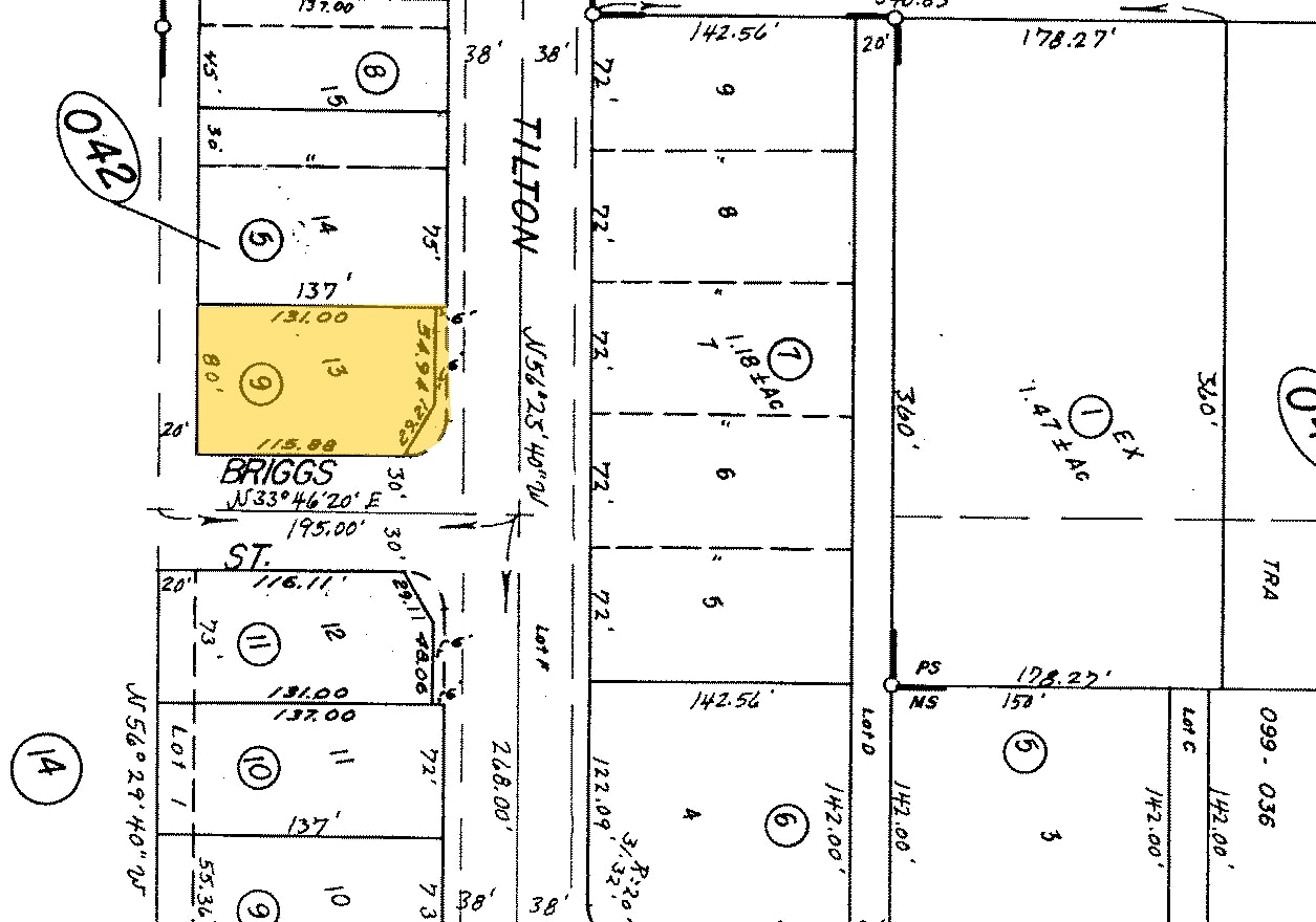 Plat Map - 5748 Tilton Ave