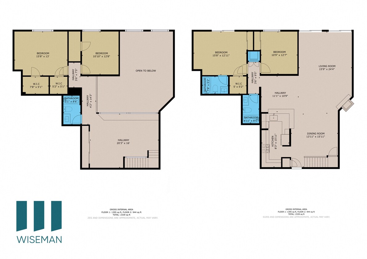 Floor Plan - Four-Bedroom Three-Bathroom Townhome