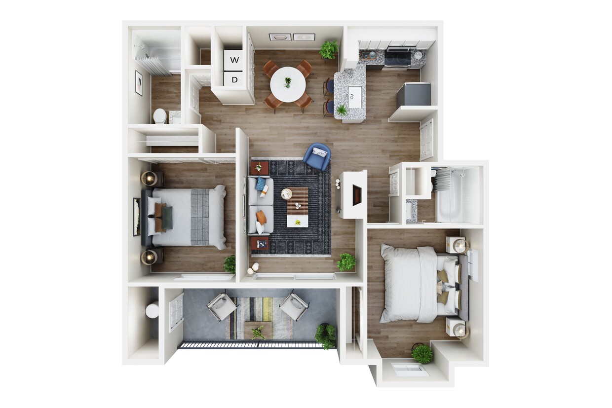 Floor Plan - B2 Renovated