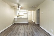 1BR. 1BA - 600SF - Living Room - Belcourt Seniors Apartments 55+