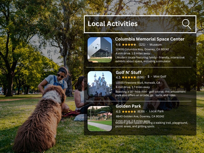 Fun and unique activities nearby! - Sycamore Pines Apartments