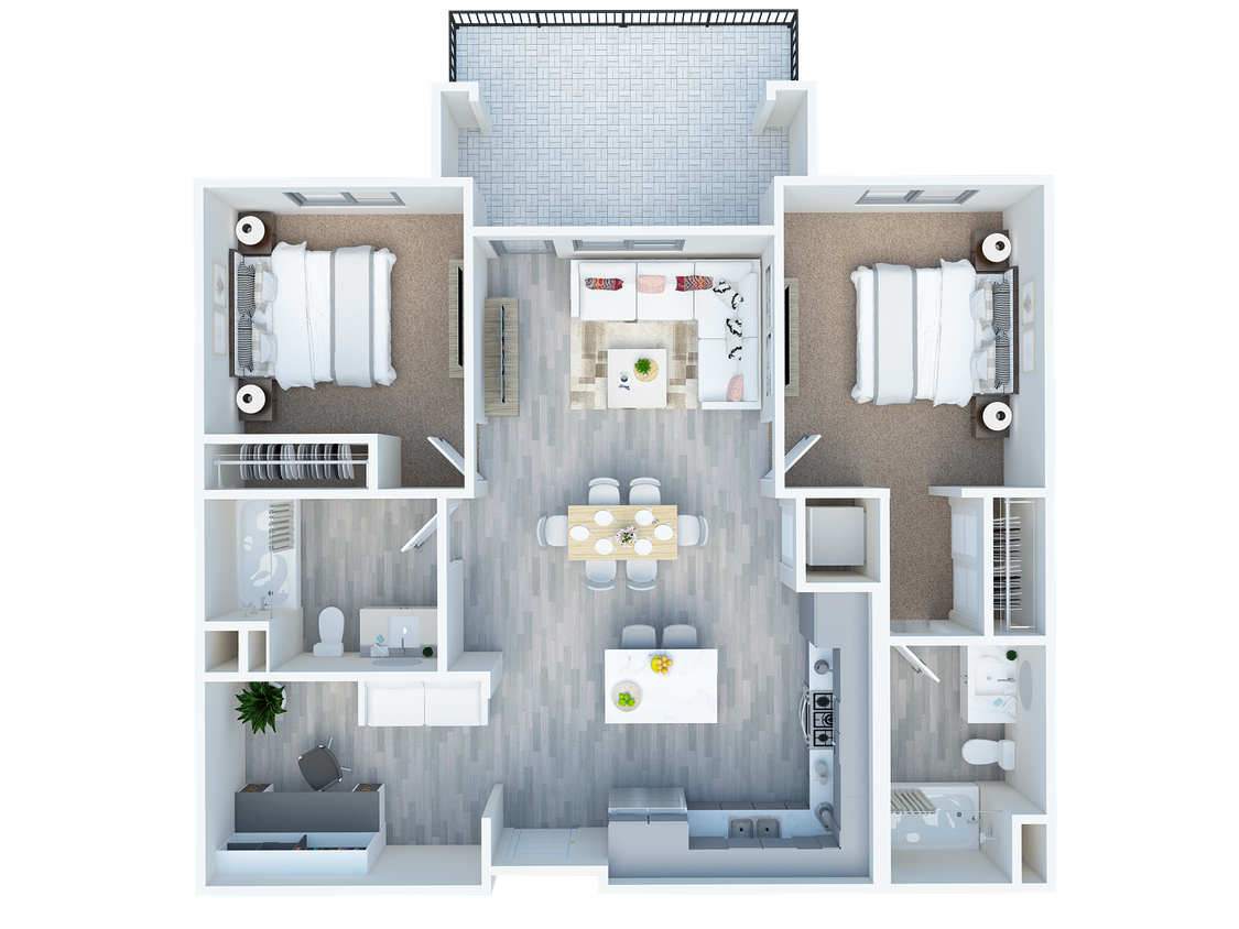 Floor Plan - Valencia with Den