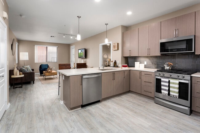 Design Scheme II Kitchen and living area - Avalon Studio City