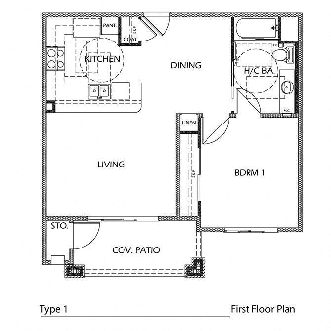 Floor Plan - Type 1 A